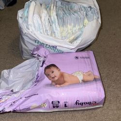 48-50 Size 1 Diapers Various Brands
