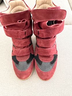 Isabel Marant Burgundy, Suede size 40 european