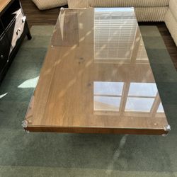 World Market Coffee Table With Glass Top
