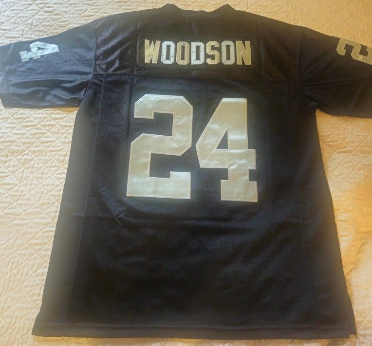 Raiders Charles Woodson Black Jersey