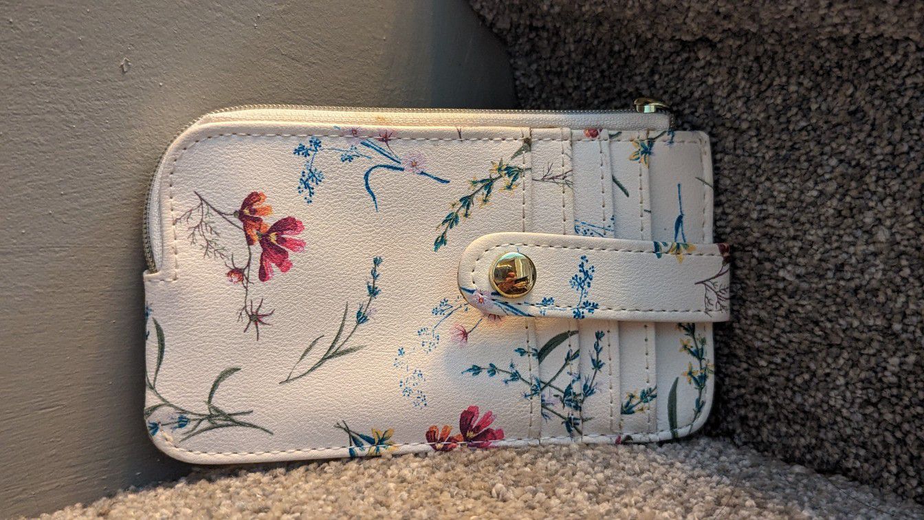 Small Floral Wallet Women 