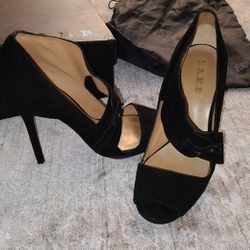 New - L.A.M.B. Stiletto Prep Toe Heels - 8.5