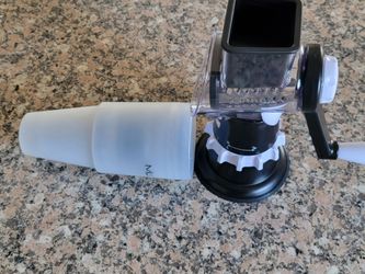 MIU France Rotary Cheese Grater & Vegetable Slicer - White/Black - New In Box