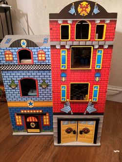 KidKraft Everyday Hero’s Wooden Playset
