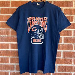 Vintage 1985 Chicago Bears Super Bowl XX Champions T-shirt Men’s XL