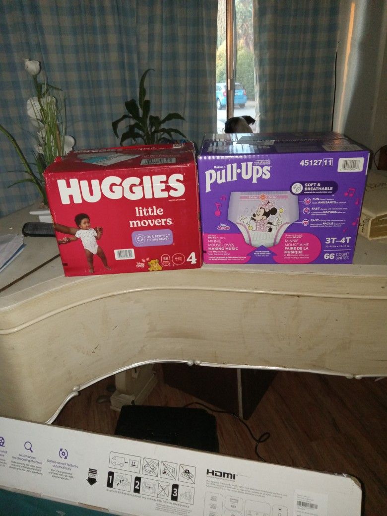 New Diapers. Huggies N Pull Ups 