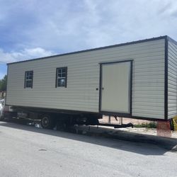 Shed Relocate,Movemo Casita De Patio Rv Tráiler Containe Crane 