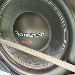 Pioneer Pro 12 Inch Subwoofers