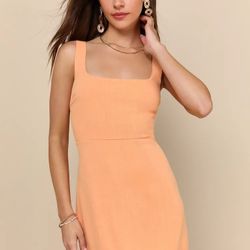 Lulus Orange Dress