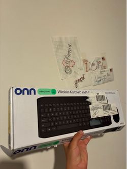 New wireless mouse and keyboard