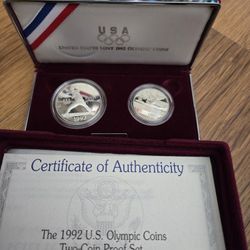 United States  Mint 1992 Olympic Coins