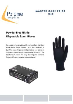 Black Nitrile Exam