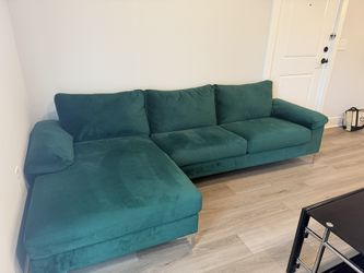 Emerald Green Sectional Sofa