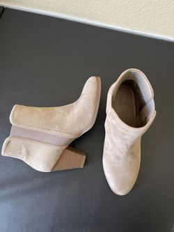 Call It Spring Beige Heel Boots  Women 