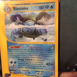 Pokemon 37/165 blastoise