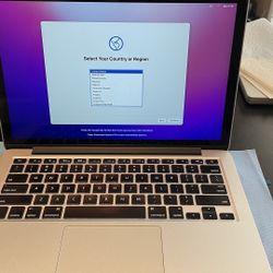 MacBook Pro 13” Retina (Early 2015, 16GB RAM, 256 SSD) – New Battery + Speakers – AS-IS