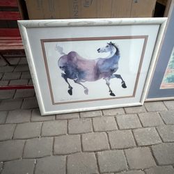 paintings and mirror