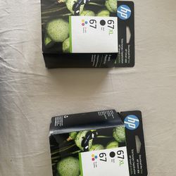HP 67XL Black & 67 Tri-Color Twin Pack Ink Cartridges 