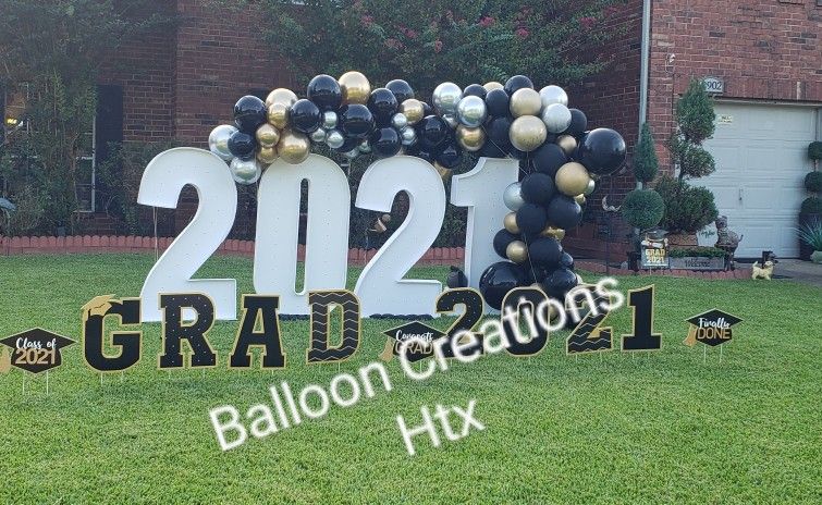 Balloon Decorations. For Grad. Birthday