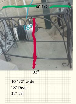 Glass table