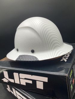 LIFT DAX HARD HAT FULL BRIM WHITE CARBON MATTE**(FINANCIAMOS/WE FINANCE)**