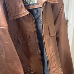 Women Large Leather Jacket 