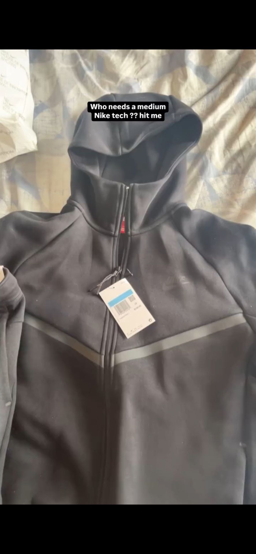 Full Black Nike Tech Suit