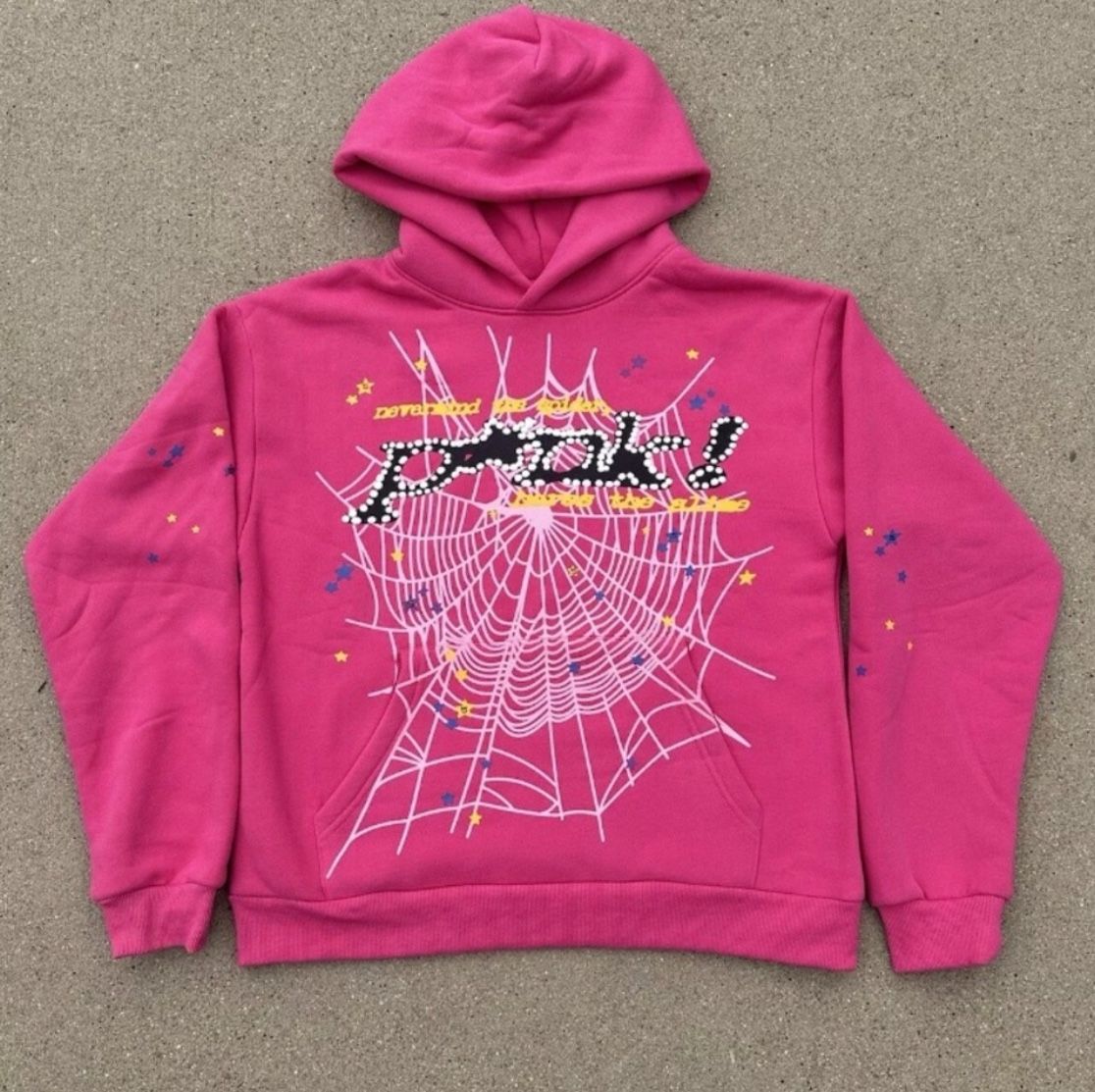 Pink Spider Hoodie
