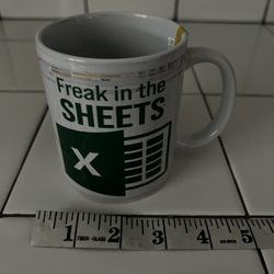 Excel Freak In The Sheets Mug