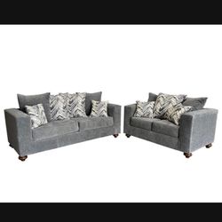 2 Pc Sofa And Loveseat 