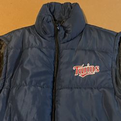 Minnesota Twins MLB  Extra Large Unisex Puffer Vest 