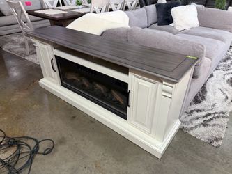 Tresanti fireplace / TV nightstand from Costco