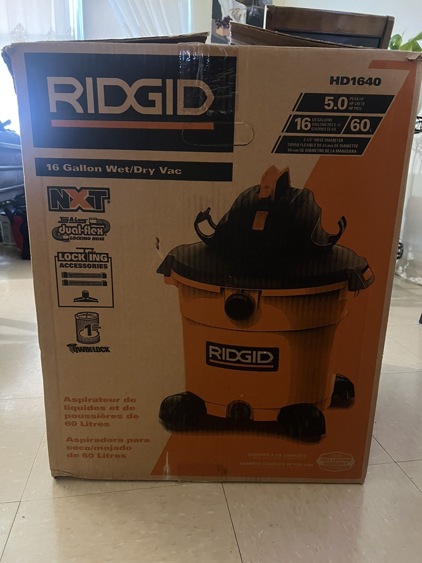 VACUUM RIDGID
