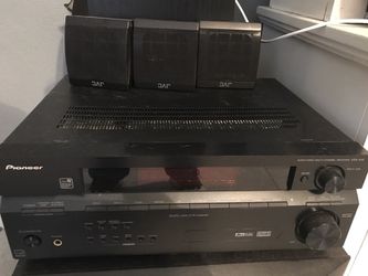 Pioneer receiver with JVC satellite speakers + sub