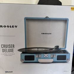 Cruiser Deluxe 3 Speed Portable Turntable 
