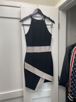 Black and Beige Dress Size Medium