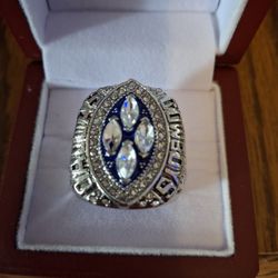 Dallas Cowboys Championship Ring With Display Case 