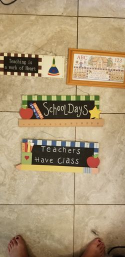 Classroom signs