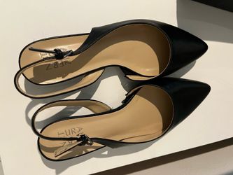 Brand new Naturalizer Leather Black Slingback Size M10