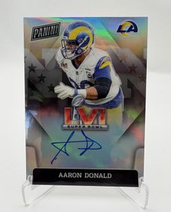 2023 Panini National Treasures - Super Bowl Signatures Aaron Donald #AD