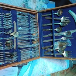 Antique  Gold plated Cutlery 