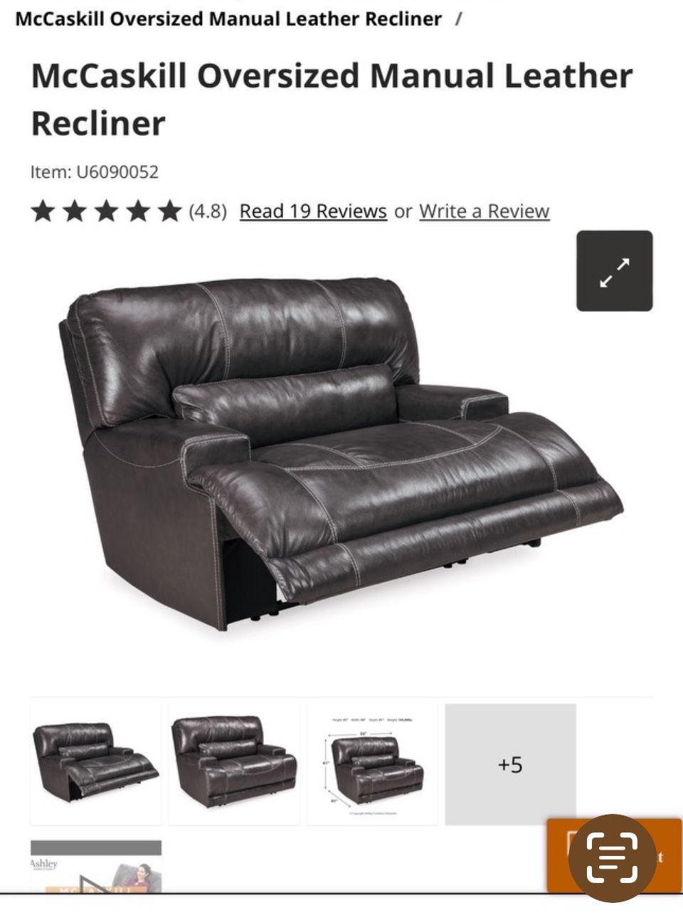 Leather Sectional Sofa Set