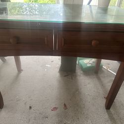 Desk With Glass Top