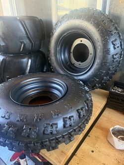 4x156 Front DWT Wheel Set & GBC Dirt Tires 21x7-10