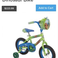 12 1/2” Dino Bike For Toddler
