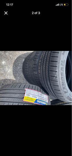 New tires 225/45/17 landsail tires $90 each tire plus tax
