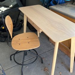 Desk And Desk Chair 