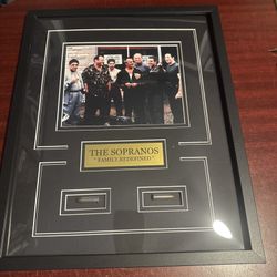 The Sopranos picture frame “Family, Redefined” 22 By 18