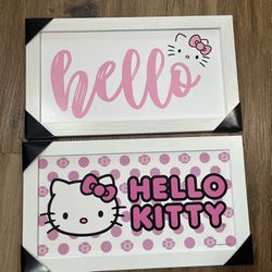 Hello Kitty Wall Art!! 1 For 20$ Both For 35$! 
