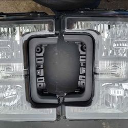 17-19 Ford F250 F350 F450 F550 Super Duty Headlights Luces Faros Calaveras Micas Faroles Headlamps